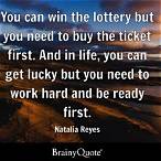 lottery quote